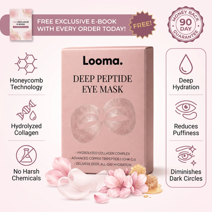 Hydrolyzed Collagen Eye Masks with Honeycomb Technology